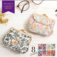 [ Sale ]Clasp purse 👛  Made in Japan 🇯🇵 Gamaguchi parent and child wallet Liberty print Liberty Fabric mini wallet compact mini wallet palm size wallet small compact ladies coin purse card holder coin purse floral pattern gift