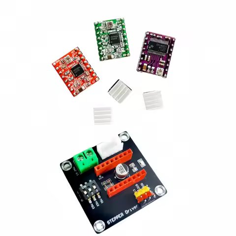 DRV8825 A4988,Stepper Motor Driver Expansion Board Current‑Tunable 42‑Step Motor Drive Module for Re