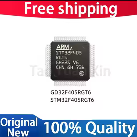 (1piece)New Original STM32F405RGT6 GD32F405RGT6 STM32F405 32F405RGT6 GD32F405 RGT6 QFP64 Chipset