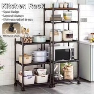 Rak dapur berkualiti tinggi rak penyimpanan gelombang mikro Rak penyimpanan dapur rak penyimpanan da
