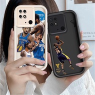 Casing NBA Phone For Redmi 9C 10A 10C Cute Cartoon Silicone NBA Shockproof Cover TPU Case