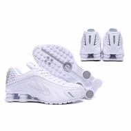 Nike Shox R4 Triple White High