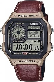 Unisex Analogue Quartz Watch with Strap in AE-1200WHL-5AVEF, Strap