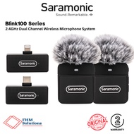 Saramonic Blink100 B1 B2 B3 B4 B5 B6 Ultracompact 2.4GHz Dual-Channel Wireless Microphone System