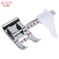 ELO11 Sewing|Presser Foot, Silver Metal Adjustable Guide Presser Foot,  2.8 * 4.7 * 0.8cm Universal 