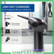 [SIMPLELOVE] Powerful Cordless Air Duster for Computer Car Rechargeable Cleaner Blower