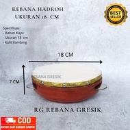 Rebana mainan anak ukuran 18 cm Alat hadroh  Alat musik rebana  alat rebana alat hadroh alat musik hadroh gendang rebana