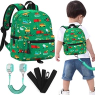 Accmor Toddler Backpack with Leash, Cute Baby Backpack with Anti Lost Wrist Link, Mini Kids Backpack