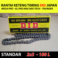 Rantai Keteng Megapro DID Standar Rantai Keteng GL Pro Max Neotech Thunder  DID Standar Rantai Timin