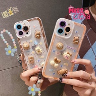 Gl060 SOFTCASE 3D CUTE BEAR For VIVO Y01 Y02S Y12 Y15 Y15S Y16 Y20 Y21 Y22 Y30 Y33S Y35 Y36 Y51 2020