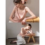 [EGGKA] Embossed two-piece knitted shirt