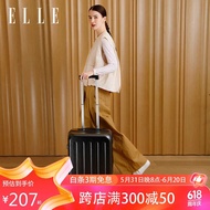 ELLE French Luggage Trolley Case Matte Surface Universal Wheel Luggage Combination Lock Zipper Combi