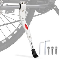 TRKIMAL Bicycle Stand, Aluminium Alloy Height Adjustable Rear Side Bicycle Kick Stand Fit for Mounta
