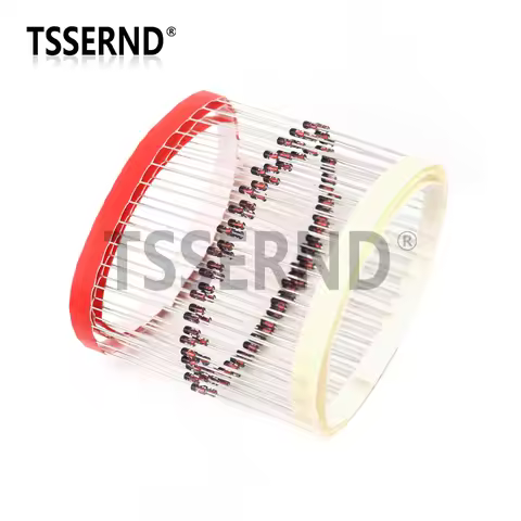 100pcs 1/2W Zener Diode 0.5W DO-35 BZX55C 2V 2V2 2V4 2V7 3V 3V3 3V9 4V7 5V1 6V2 7V5 10V 12V 15V 18V 