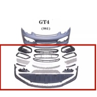 Car Front Bumper Surround Grille fog light frame Body Kit for Porsche Caman 981 Cayman Boxster 718 m