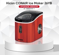[Ready Stock] Original Hicon Ice Maker CZB-26YB Household Ice Machine Round Shape 6-Minute Fast Bull