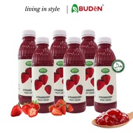 Osterberg Strawberry Fruit Crush Strawberry Matcha Puree Smoothie Berry Syrup 1000ml Halal Soda Wate