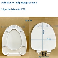 Nắp thay thế bồn cầu Viglacera VI44 VI66 VT34 V39 V37 V45 V38 V40 V42...kèm bộ chân ốc đầy đủ
