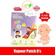 BreatheCloud Vapour Patch (8pcs per box) Breath Ease Breathe Cloud