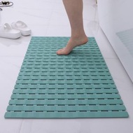 PVC浴室防滑墊 家用衛生間洗澡排水防摔吸盤地墊 浴缸沐浴按摩腳墊（平行進口）（快遞送貨上門）
