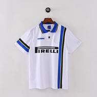 97-98 GM Away White Retro Short-Sleeve High-Quality Football Jersey S-XXL