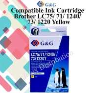 G&G compatible ink cartridge for Brother LC 40BK/C/M/Y/J430w/MFC-J625DW/ MFC-J825DW ( up to 300 page