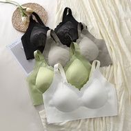 Downey Large Size Seamless Jelly Underwear B~E Universal Cup [N1413] (2 Colors) Wireless Fixed Recei