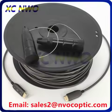100M HDMI 2.1 Armored Fiber Optic AOC Cable 48Gbps 8K HDMI HDR 10 Gigabit For Event LED Display Scre