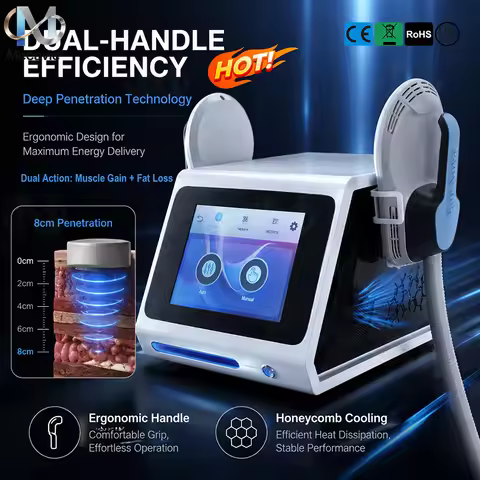 EMSculpt Neo Body Shaping Machine High Energy Muscle Stimulator Fat Reduction Muscle Enhancement Abd