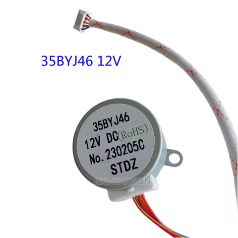 35BYJ46 DC12V For Fan Air Conditioning Scavenging System Stepper Motor 1/85