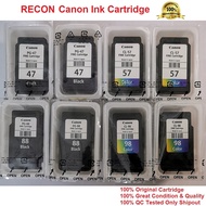 Recon Canon PG-47/ PG47, CL-57/ CL57, PG-88/PG88, CL-98/CL98 Ink Cartridge