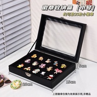 Nordic Style Metal Badge Pin Collection Storage Box Grain Felt Memorial Board Protect Box Pin Brooch