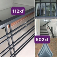 Sơn sắt mạ kẽm màu xám xingfa mờ xám đậm mờ Xingfa biển đậm mờ xingfa sang trọng