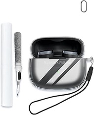 Case Cover for Bowers & Wilkins Pi6/Pi8 in-Ear True Wireless Earbuds,Clear Soft TPU Protective Cover