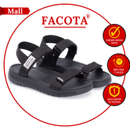 FREESHIP- Giày sandal Facota nam nữ chính hãng AN01 Facota đen full nam nữ Sandal đi học Sandal đế p