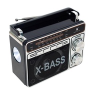 RADIO JADUL X-BASS SUPERBASS USB AM/FM/SW 3 Band Portable Radio speaker bluetooth PENGIRIMAN Warna R