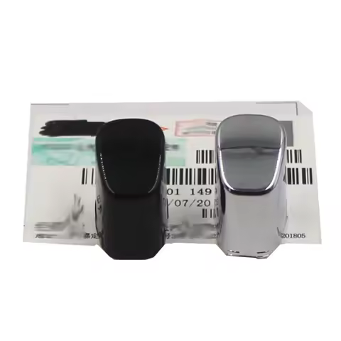 New 1pc Chrome Black Car Handbrake Lever Parking Button Cover Decoration Shell For VW Polo 6R GTI Cr