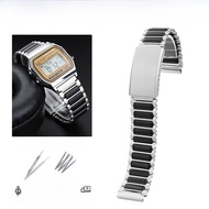 Lirishishi Watchband อะแดปเตอร์บล็อก A158/a159/a168w/ae-1200/w-218h เหล็กระหว่าง-lug ซิลิโคน สายคล้อ