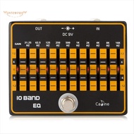 CP-24 10 Band EQ Equalizer Guitar Effect Pedal True Bypass Guitar Accessories
