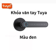 TUYA Digital Lock Smart Handle Lock Set Fingerprint Key Password Lock Khóa mật khẩu điện tử Khóa cửa