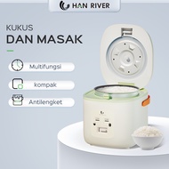 HAN RIVER Rice Cooker Magic Com Mini Portable 0.8L (HRRC04)