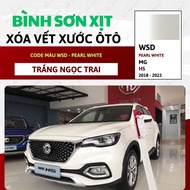 Sơn Xịt Xóa Vết Xước Cho Xe MG HS Màu TRẮNG NGỌC TRAI Code WSD - PEARL WHITE Chính Hãng OH PAINT Chấ