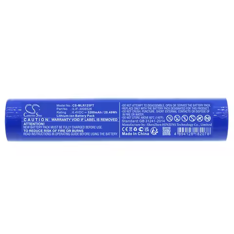 Cameron Sino Flashlight Battery For Maglite:ILIF-3006526,ML125,ML150LR,ML150LRX,--3200mAh / 20.48Wh-