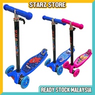 Kid Scooter LED Light Wheels / Scooter / Skuter Budak / Scooter Budak / Kids Scooter Children Scoote