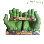 [ IN STOCK ] Hulk Gloves, Figures Toys Marvel Hulk Fists Cosplay, Costome Accessories Gamma Grip Model Toy Cosplay Toys Cosplay Gloves Halloween