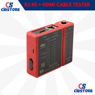 MERAH Hdmi TESTER RJ45 / CABLE TESTER RJ45 + HDMI / HDMI TESTER RED
