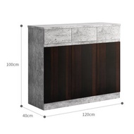 蝸居達人 - 120cm濶水泥灰色鞋櫃