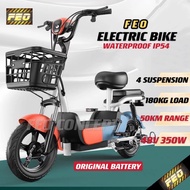 [ORI BATTERY]48V Long Range FEO Electric Motorcycle E Bike Electric Bike E Scooter Elektrik Skuter Basikal Elektrik Bike
