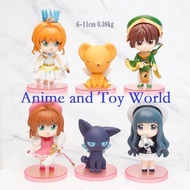 Cardcaptor Sakura Sakura Kinomoto Cerberus Tomoyo Daidouji Set of 6 Collectible Figure