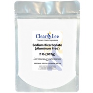 ClearLee Sodium Bicarbonate Cosmetic Grade Baking Soda - Aluminum Free - 100% Pure NaHCO3 - Great fo